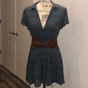 Floral mini jumpsuit